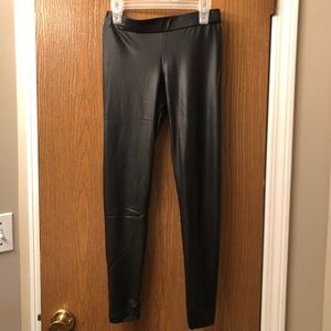 Forever 21 leather looking leggings